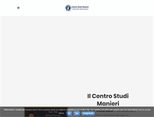 Tablet Screenshot of centrostudimanieri.com